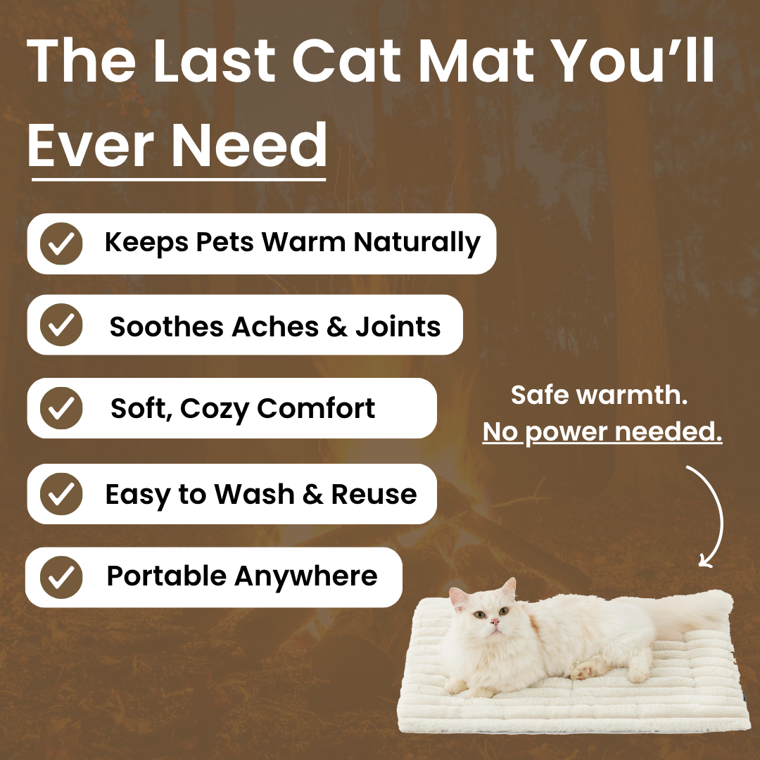 Self-Warming Cat Mat + FREE Fur Remover