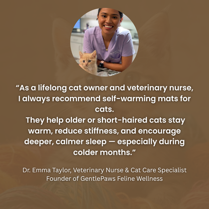 Self-Warming Cat Mat + FREE Fur Remover